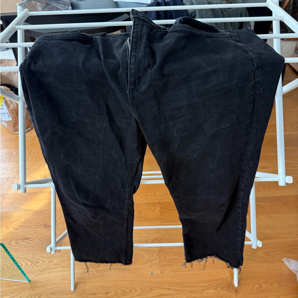 Zara Charcoal Denim Jeans